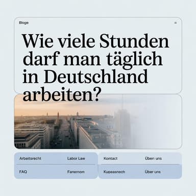 Deutsche Arbeiter schauen auf Uhr - Arbeitszeit Deutschland Regelungen 2025